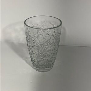 Princess House Clear Crystal Tumbler Fantasia Elegant 12 oz